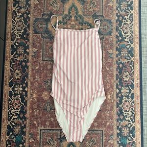 Andie Laguna-Eco stripe swimsuit